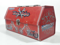 2005 Discovery Communications American Chopper Custom Motorcycles Tool Bike Tin Metal Lunch Box with Wrench Handle