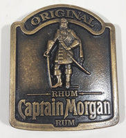 Original Captain Morgan Rum Rhum "And The Legend Lives On" Metal Belt Buckle