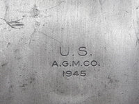 Vintage 1945 WWII US ARMY U.S. A.G.M.CO. Aluminum Military Canteen