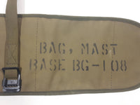 Vintage WWII Jeep BG-108 Bag Mast Base Antenna Cover Bag