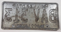 Vintage 1979 Minnesota 10,000 Lakes Blue Letters White Vehicle License Plate Tag BAV 313