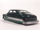 1998 Racing Champions Issue #77 '49 Mercury Dark Green 1/24 Scale Die Cast Toy Car Vehicle with Opening Hood