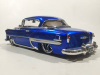 Jada Big Time Kustoms 1953 Chevrolet Bel Air Metallic Blue 1/24 Scale Die Cast Toy Car Vehicle with Opening Doors and Hood
