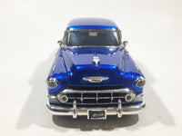 Jada Big Time Kustoms 1953 Chevrolet Bel Air Metallic Blue 1/24 Scale Die Cast Toy Car Vehicle with Opening Doors and Hood