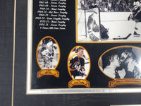 Bobby Orr Career Highlights with Boston Bruins Pin 14" x 15" No Frame