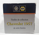 1926 to 2001 A UAP NAPA Classic 75th Anniversary Limited Edition 1957 Chevrolet Wagon Black and Yellow 1/24 Scale Die Cast Toy Car Vehicle Coin Bank New In Box