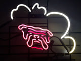 Red Dog Beer 15" x 24" Light Up Neon Sign on 21" x 27" Bracket