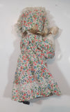 Vintage 10" Tall Doll Holding 5" Tall Small Doll Bendable Wire and Porcelain