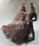 Vintage Marin Chiclana Espana Male and Female Dancers 13 1/2" Tall Plastic Doll Set