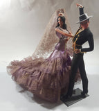 Vintage Marin Chiclana Espana Male and Female Dancers 13 1/2" Tall Plastic Doll Set