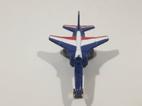 No. 6024 - 6029 Fighter Jet Red White Blue Pullback Motorized Friction Die Cast Toy Car Vehicle