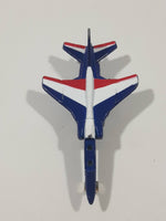 No. 6024 - 6029 Fighter Jet Red White Blue Pullback Motorized Friction Die Cast Toy Car Vehicle