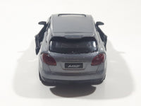 MSZ Porsche Caynne S Dark Grey 1:43 Scale Pull Back Die Cast Toy Car Vehicle with Opening Doors Missing Parts