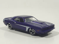 2011 Hot Wheels Street Beasts '70 Plymouth AAR Cuda Metallic Purple Die Cast Toy Muscle Car Vehicle