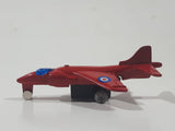 No. 6024 - 6029 Fighter Jet Red Pullback Motorized Friction Die Cast Toy Car Vehicle