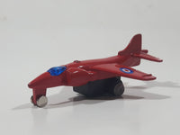 No. 6024 - 6029 Fighter Jet Red Pullback Motorized Friction Die Cast Toy Car Vehicle