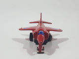 No. 6024 - 6029 Fighter Jet Red Pullback Motorized Friction Die Cast Toy Car Vehicle