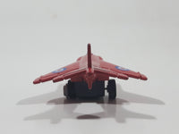 No. 6024 - 6029 Fighter Jet Red Pullback Motorized Friction Die Cast Toy Car Vehicle