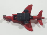 No. 6024 - 6029 Fighter Jet Red Pullback Motorized Friction Die Cast Toy Car Vehicle