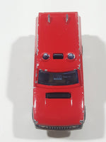 1980s Majorette Range Rover Fire Dept. District 3 Red No. 246 1/60 Scale Die Cast Toy Car Emergency Vehicle w/ Hitch