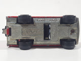 1980s Majorette Range Rover Fire Dept. District 3 Red No. 246 1/60 Scale Die Cast Toy Car Emergency Vehicle w/ Hitch