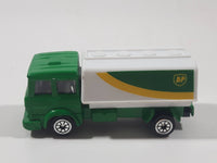 1993 Corgi Auto City Fuel Gas Tanker Tank Truck BP Green and White Die Cast Toy Car Vehicle