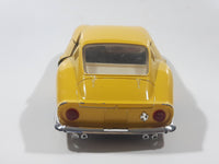 Burago 1966 Ferrari 275 GTB4 Yellow 1/24 Scale Die Cast Toy Car Vehicle with Opening Doors and Hood Missing Seats