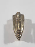 Vintage Miniature Dollhouse Sized 1 1/4" Long Brass Sad Iron 576176