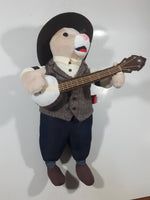 Northern Gifts KIA Hamstar Mascot with Banjo and Cowboy Hat 13" Tall Stuff Animal Plush Character