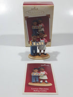 2005 Hallmark Keepsake Ornament  Little Helpers Baking Cookies 2 3/4" Tall New in Box