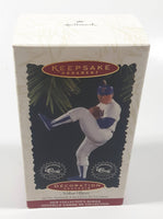 1996 Hallmark Keepsake Ornament Nolan Ryan At the Ballpark 4 1/4" Tall Figure New in Box