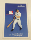 2003 Hallmark Keepsake Ornament MLB New York Yankees Jason Giambi At the Ballpark 4" Tall Figure New in Box