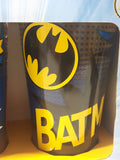 2016 Zak! DC Comics Batman 2 Piece Glass Set 16 oz 473 mL 6" Tall Glass Cups New in Box