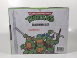 2015 Viacom TMNT Teenage Mutant Ninja Turtles Glassware Set 16 oz 473 mL 6" Tall Glass Cups New in Box