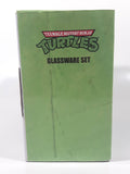 2015 Viacom TMNT Teenage Mutant Ninja Turtles Glassware Set 16 oz 473 mL 6" Tall Glass Cups New in Box