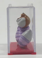 Disney Alice in Wonderland Cheshire Cat Miniature 1 1/4" Tall Toy Figure in Case