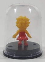 Yujin The Simpsons Lisa Simpson Miniature 1 1/8" Tall Toy Figure in Dome Case