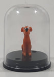 Yujin The Simpsons Santa's Little Helper Miniature 7/8" Tall Toy Figure in Dome Case