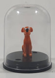 Yujin The Simpsons Santa's Little Helper Miniature 7/8" Tall Toy Figure in Dome Case