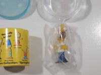 2002 Tomy The Simpsons Homer Simpson Miniature 1 7/8" Tall Toy Figure in Egg