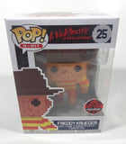 2018 Funko Pop! 8-Bit A Nightmare On Elm Street #25 Freddy Krueger 4" Tall Toy Vinyl Figure New in Box