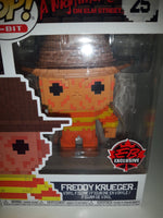 2018 Funko Pop! 8-Bit A Nightmare On Elm Street #25 Freddy Krueger 4" Tall Toy Vinyl Figure New in Box