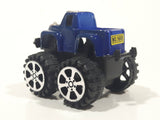 #5 Racing Monster Truck Blue Plastic 2 1/8" Long Toy Car Vehicle