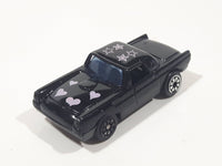 TC 8828 Ford Thunderbird Black with Purple Hearts and Stars Die Cast Toy Car Vehicle