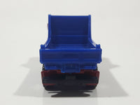 2012 Matchbox City Works Pit King Dump Truck Red and Blue Die Cast Toy Car Vehicle