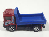 2012 Matchbox City Works Pit King Dump Truck Red and Blue Die Cast Toy Car Vehicle