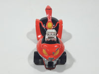 2001 Hasbro Disney Pixar Aladdin Jafar Orange Die Cast Toy Car Vehicle