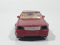 Burago Mercedes 300 SL Red 1/43 Scale Die Cast Toy Car Vehicle Missing Headlights