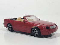 Burago Mercedes 300 SL Red 1/43 Scale Die Cast Toy Car Vehicle Missing Headlights