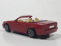 Burago Mercedes 300 SL Red 1/43 Scale Die Cast Toy Car Vehicle Missing Headlights